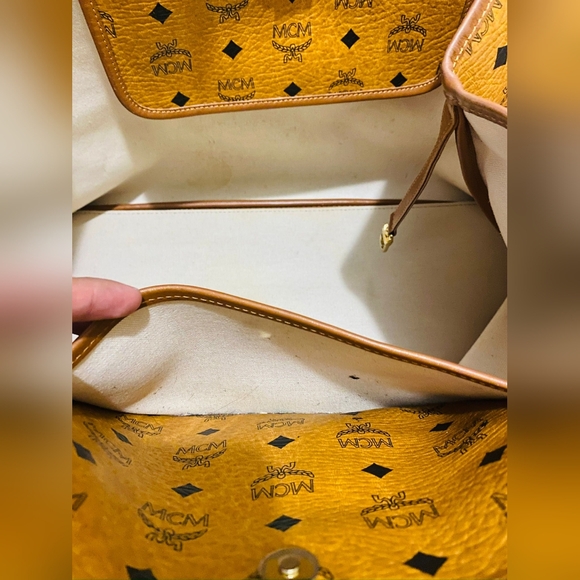 SOLD!!Authentic MCM Large tote - Picture 5 of 12